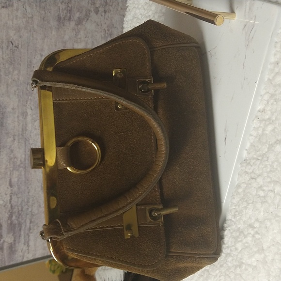 Vintage Roger Van S. Suede and Leather Stchel - Picture 4 of 9